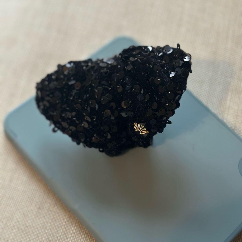 Lele Sadoughi Simone Sequin Bow Claw Clip